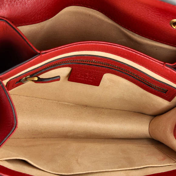 Gucci Small Queen Margaret Top Handle Bag GG Coated Canvas with Leather - Picture 5 of 5